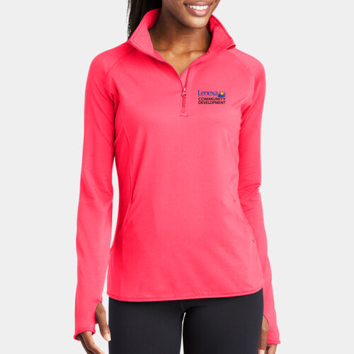 Sport-Tek - Women's Sport Wick ® Stretch 1/4 Zip Pullover Thumbnail