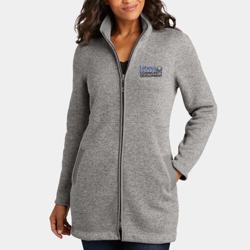 Port Authority - Women's Arc Sweater Fleece Long Jacket Thumbnail