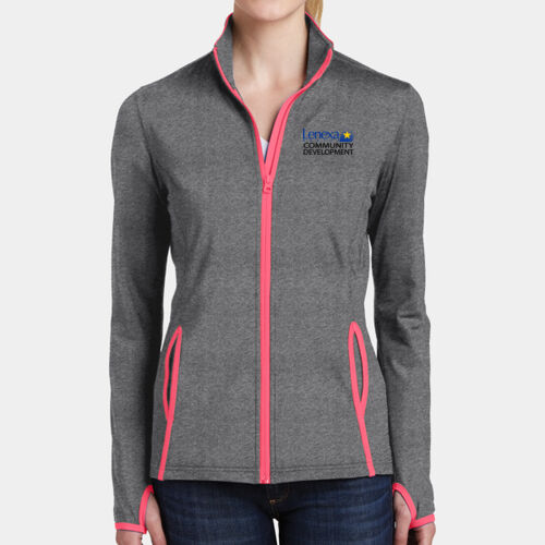 Sport-Tek - Women's Sport Wick ® Stretch Contrast Full Zip Jacket Thumbnail