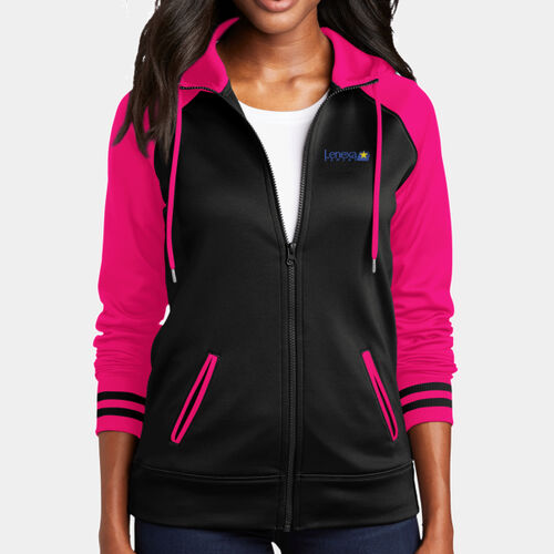 Sport-Tek - Women's Sport Wick ® Varsity Fleece Full Zip Hooded Jacket Thumbnail