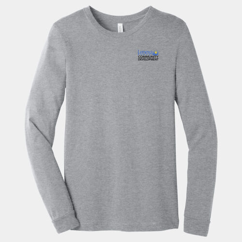 BELLA + CANVAS Heather CVC Long Sleeve Tee - 3501CVC Thumbnail