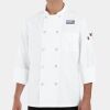 100% Polyester Ten Pearl Button Chef Coat Thumbnail